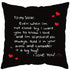 Pillow for Sister with  Heartfelt Message